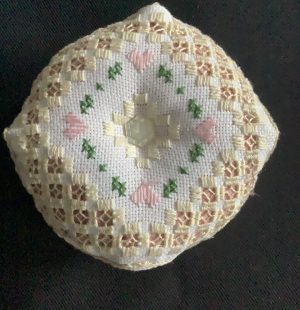 Norah's Hardanger Biscornie