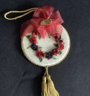 Norah's Stump Work Ornament